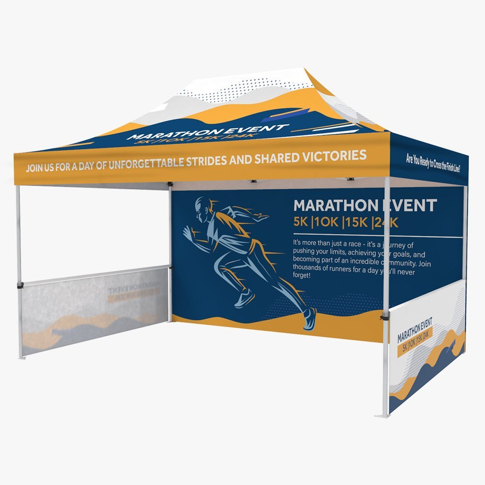 10' × 15' Custom Event Tent