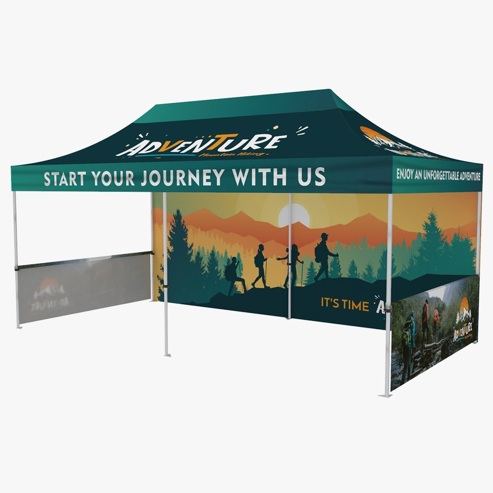 10' × 20' Custom Event Tent