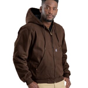 Berne Apparel HJ375: Men's Heartland Washed Cotton Duck Hooded Jacket