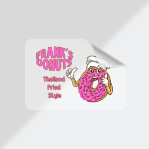 Custom clear vinyl sticker