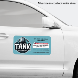 Custom printed vehicle magnet