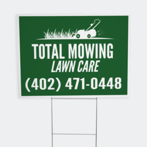 Custom printed corrugated plastic yard signs