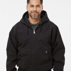 DRI DUCK 5020: Men's Cheyenne Boulder Cloth™ Hooded Jacket with Tricot Quilt Lining