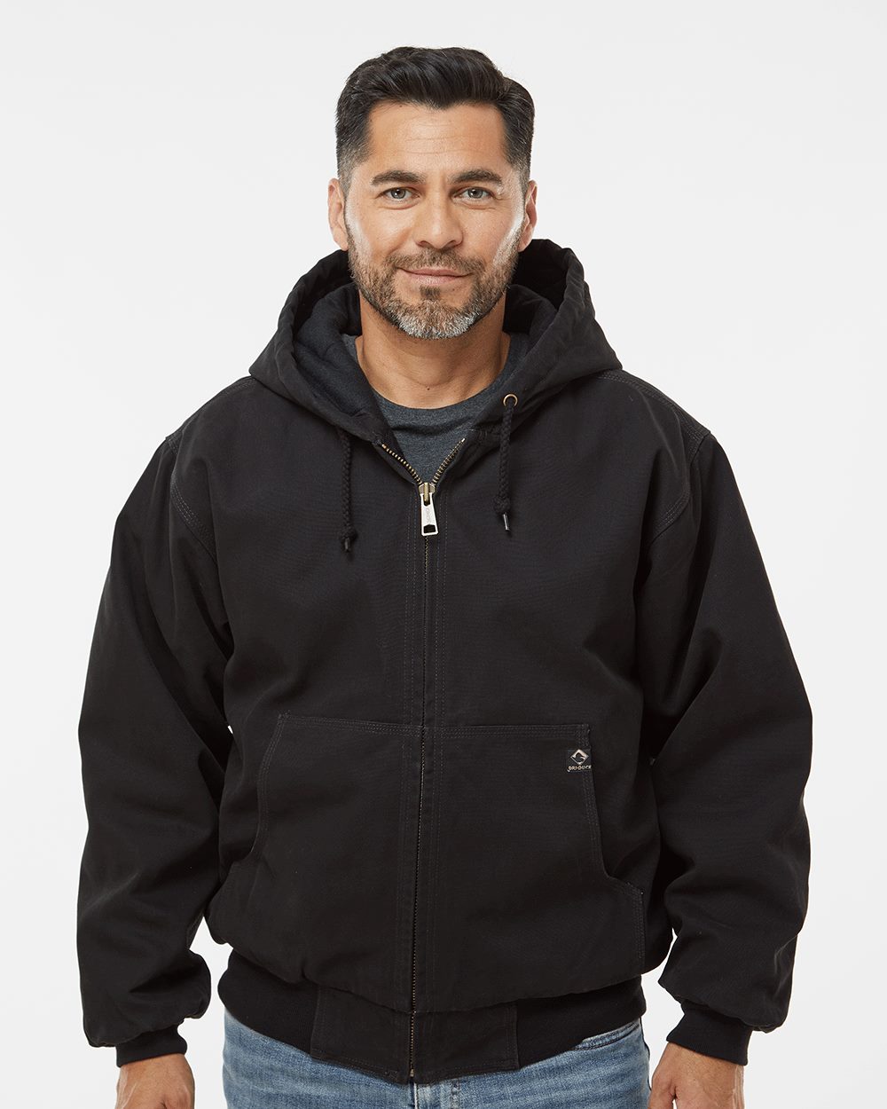 DRI DUCK 5020: Men's Cheyenne Boulder Cloth™ Hooded Jacket with Tricot Quilt Lining