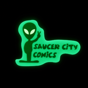 Custom glow in the dark sticker