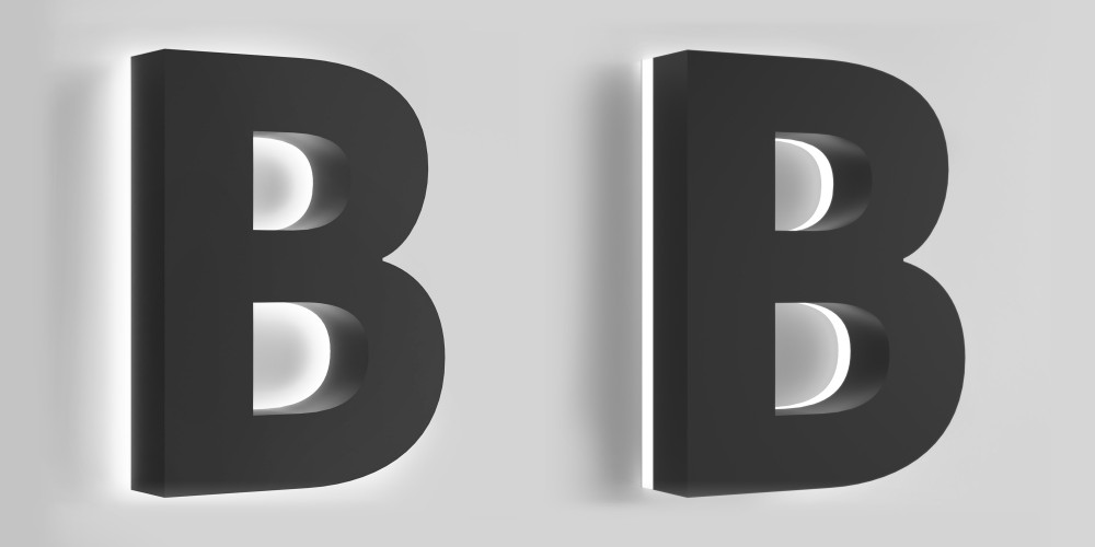 Halo / Reverse-Lit Channel Letters