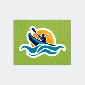 Custom high tack sticker for difficult plastics