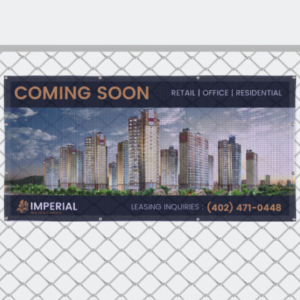 Custom mesh banner