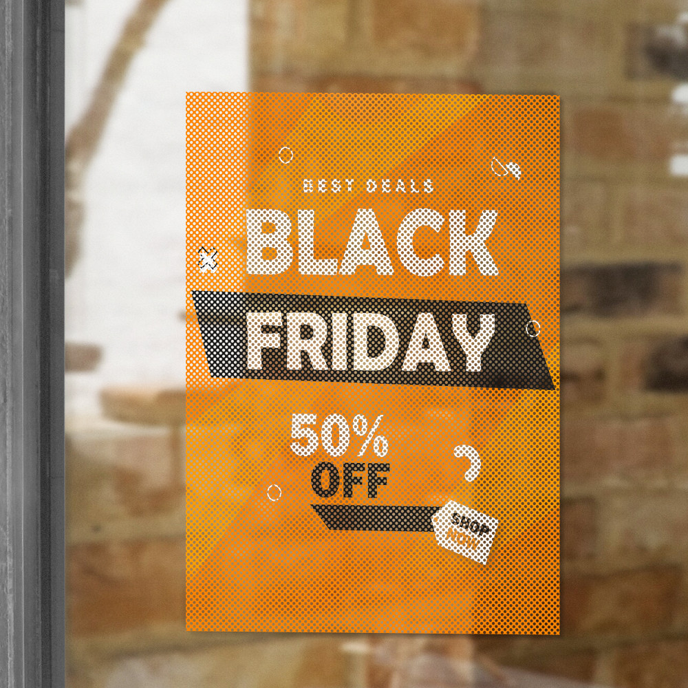 Perforated Window Graphics