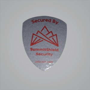 Custom reflective sticker