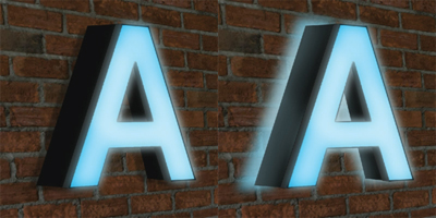 Illuminated channel letters