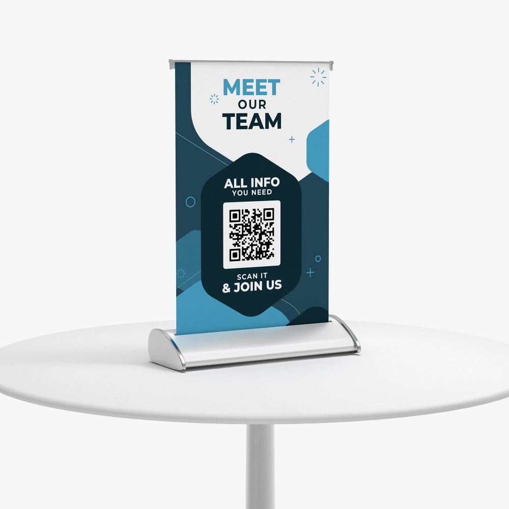 Tabletop Banner Stand