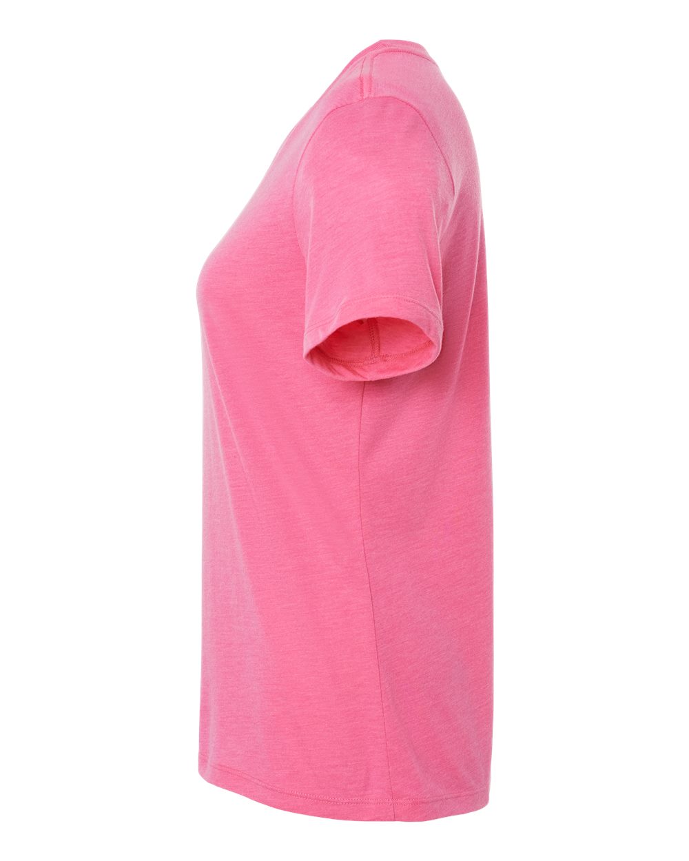 BELLA + CANVAS 6413 | Women’s Relaxed Fit Triblend Tee Charity Pink Triblend DirectSide
