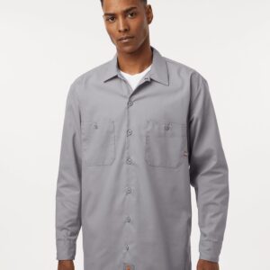 Dickies L535 | Men's Industrial Long Sleeve Work Shirt Style
