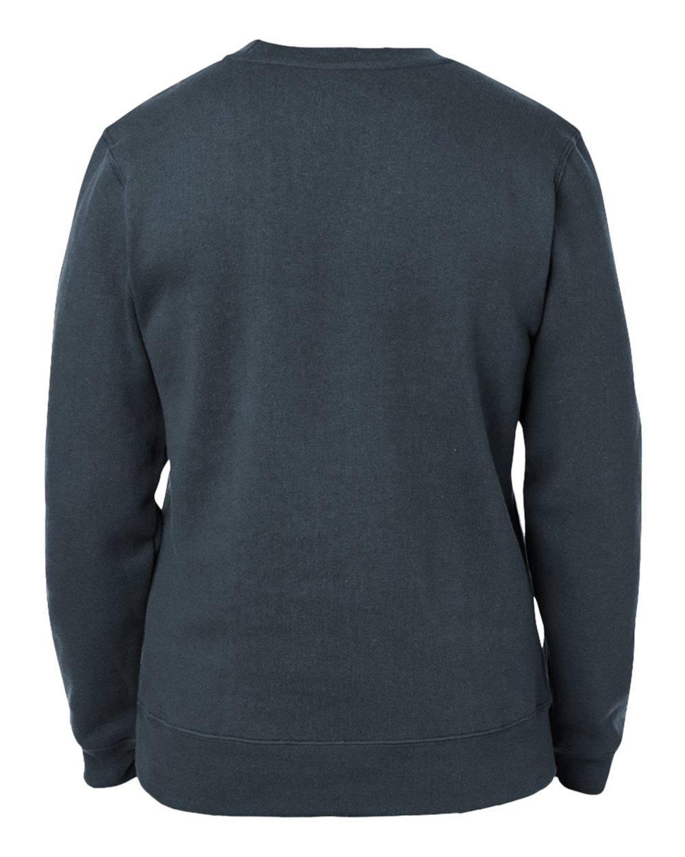 J. America 8424 | Unisex Premium Fleece Crewneck Sweatshirt Navy Back