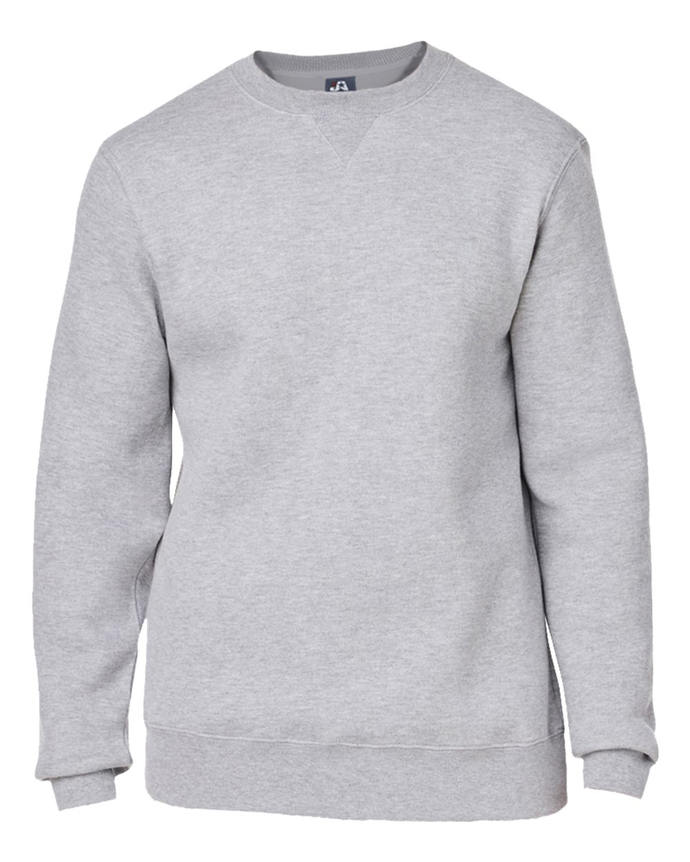 J. America 8424 | Unisex Premium Fleece Crewneck Sweatshirt Oxford Front