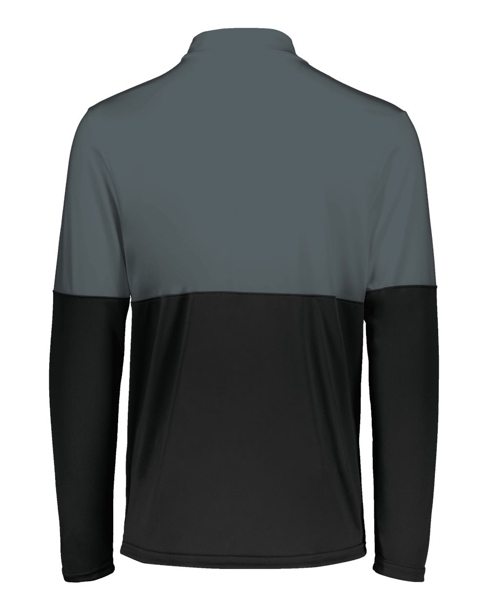 Holloway 223600 | Youth Momentum Team Quarter-Zip Pullover Black/ Iron Back