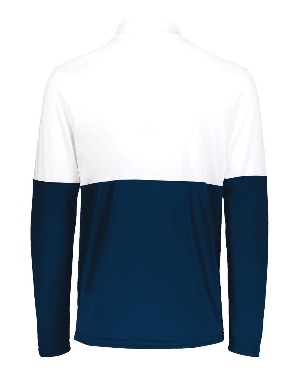 Holloway 223600 | Youth Momentum Team Quarter-Zip Pullover Navy/ White Back