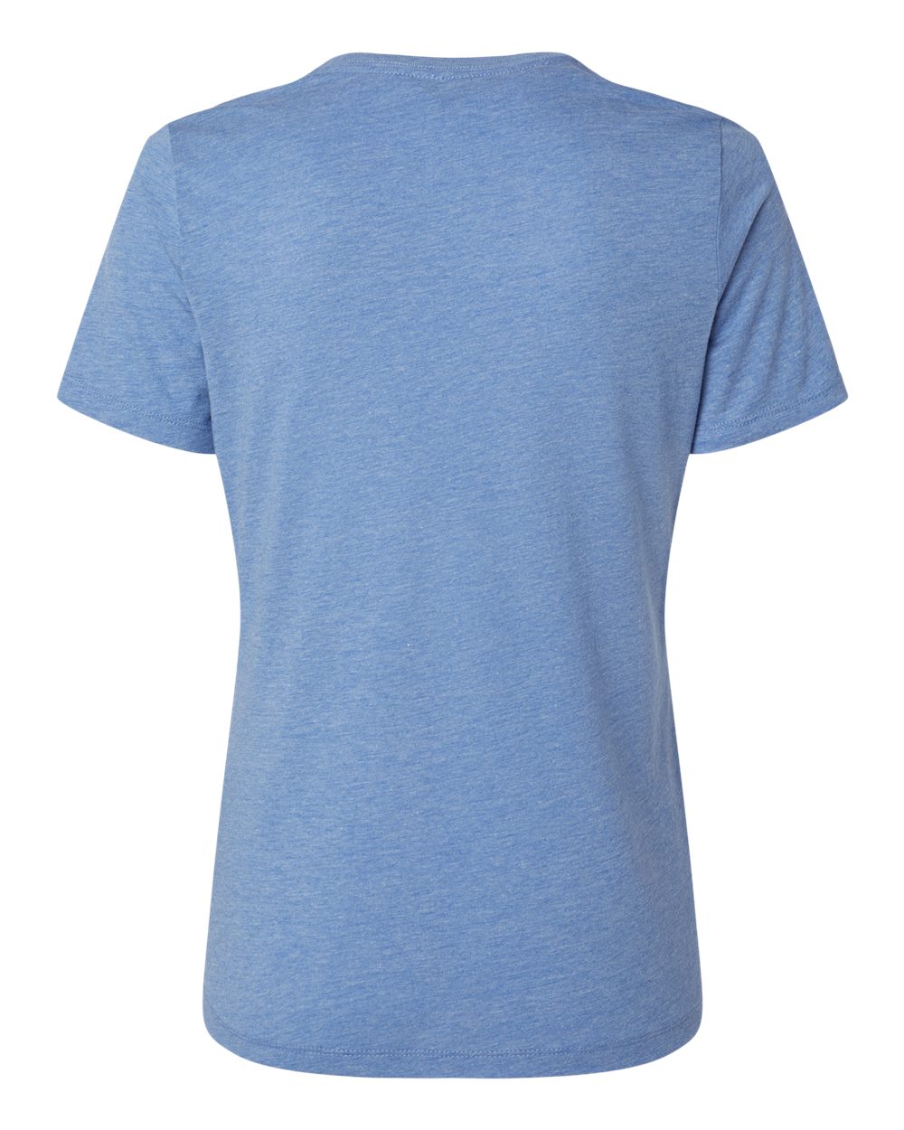 BELLA + CANVAS 6413 | Women’s Relaxed Fit Triblend Tee Blue Triblend Back