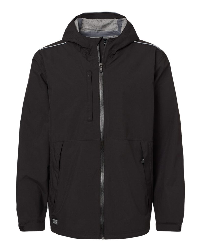 DRI DUCK 5302 | Men's Challenger Full-Zip Jacket Black Front