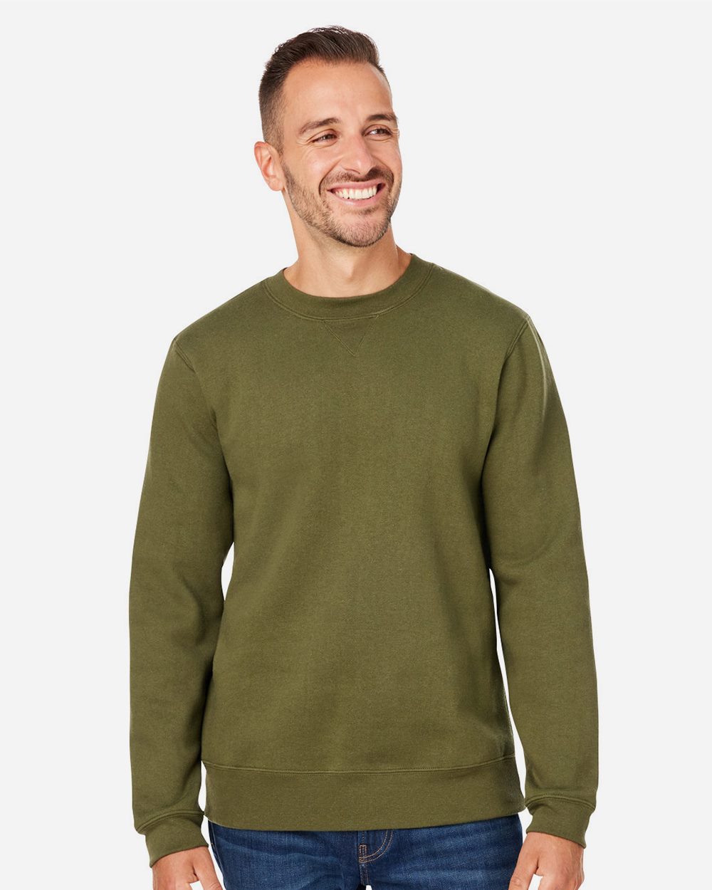 J. America 8424 | Unisex Premium Fleece Crewneck Sweatshirt Style