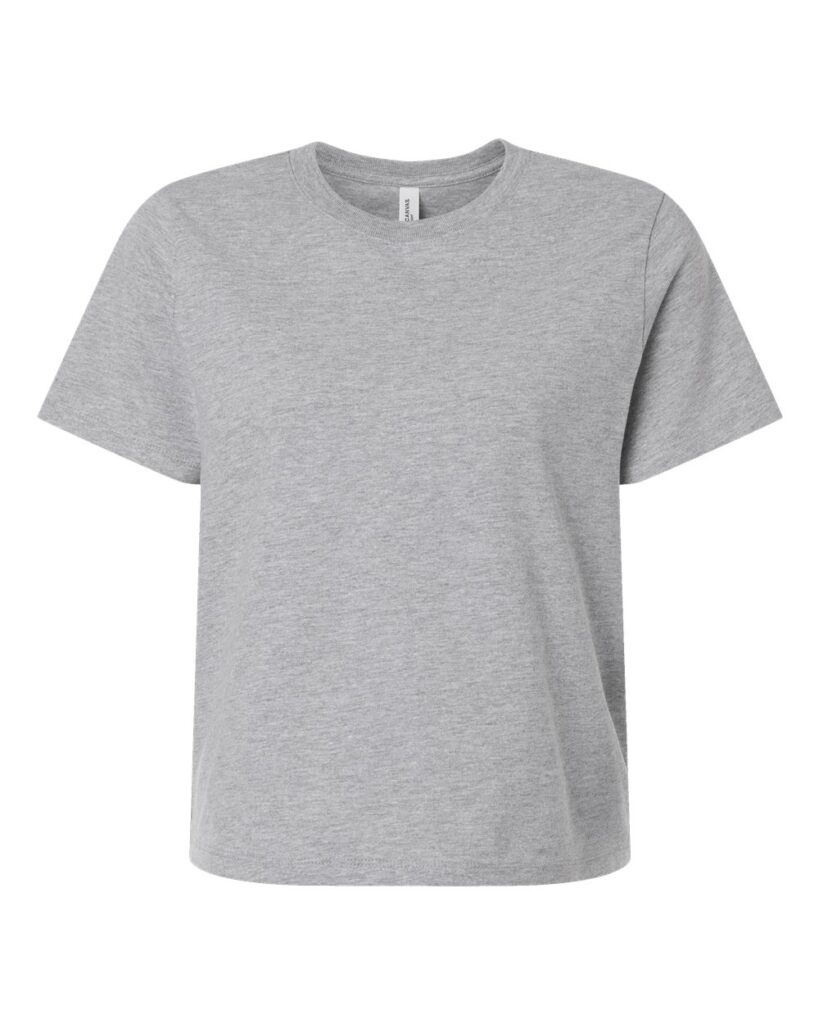 BELLA + CANVAS 6110 | Women's 6 oz. Heavyweight Tee Athletic Heather Front