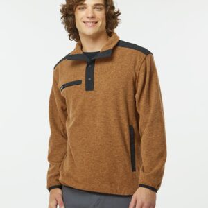 DRI DUCK 7353 | Men's Ranger Melange Fleece Pullover Style