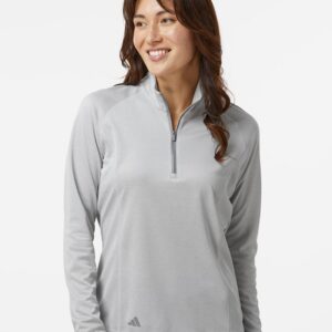 Adidas A594 | Women's Space Dyed Quarter-Zip Pullover Style