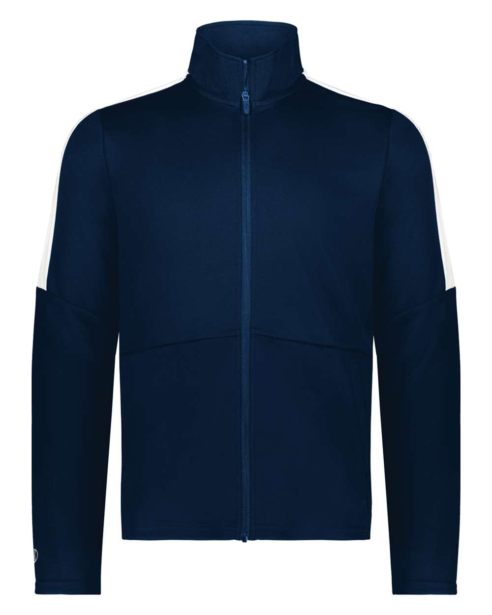 Holloway 223530T | Men's Tall Crosstown Jacket Navy/ White Front