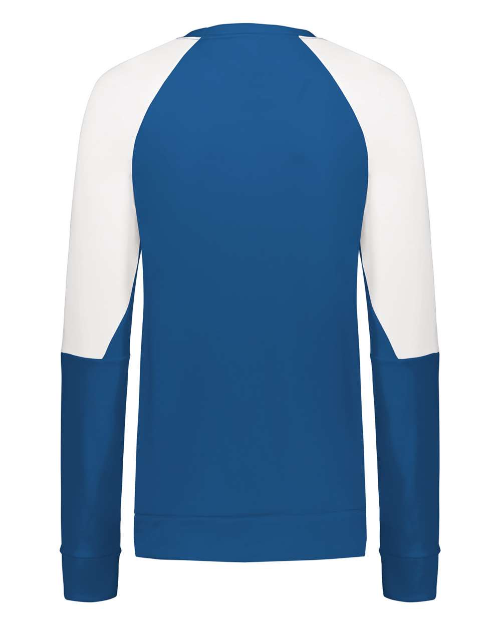 Holloway 223725 | Women's Momentum Team Crewneck Sweatshirt Royal/ White Back