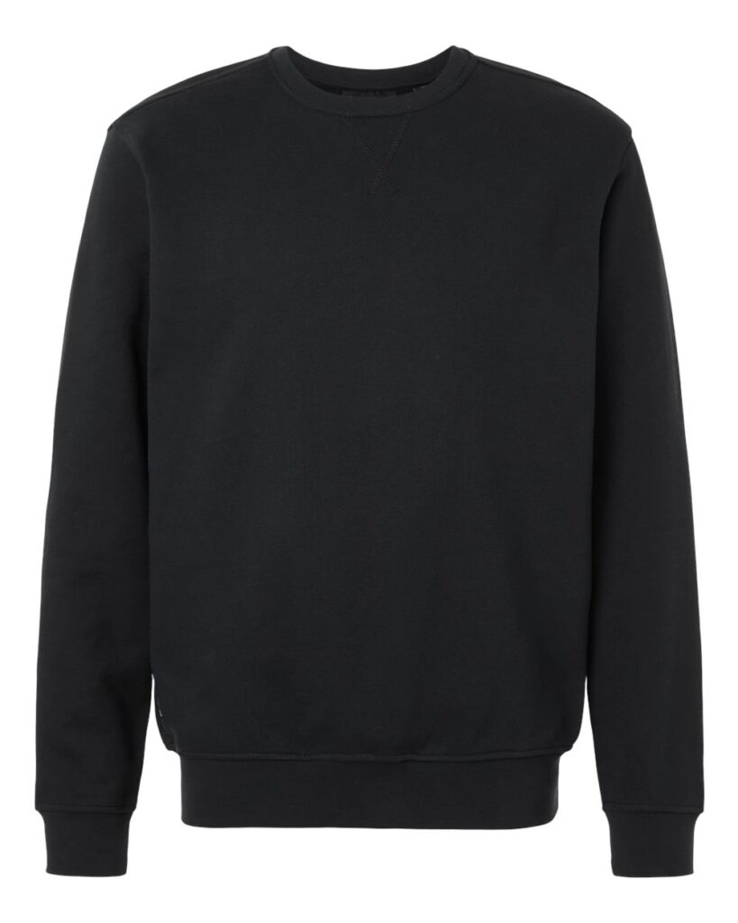 DRI DUCK 7202 | Men's Granite Crewneck Pullover Black Front