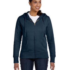 econscious EC4501 | Women's Full-Zip Hooded Sweatshirt Style