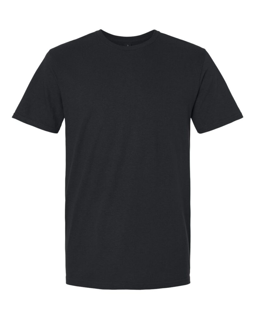 Gildan 64PLSMA | Unisex Softstyle® Plasma Print T-Shirt Black Front