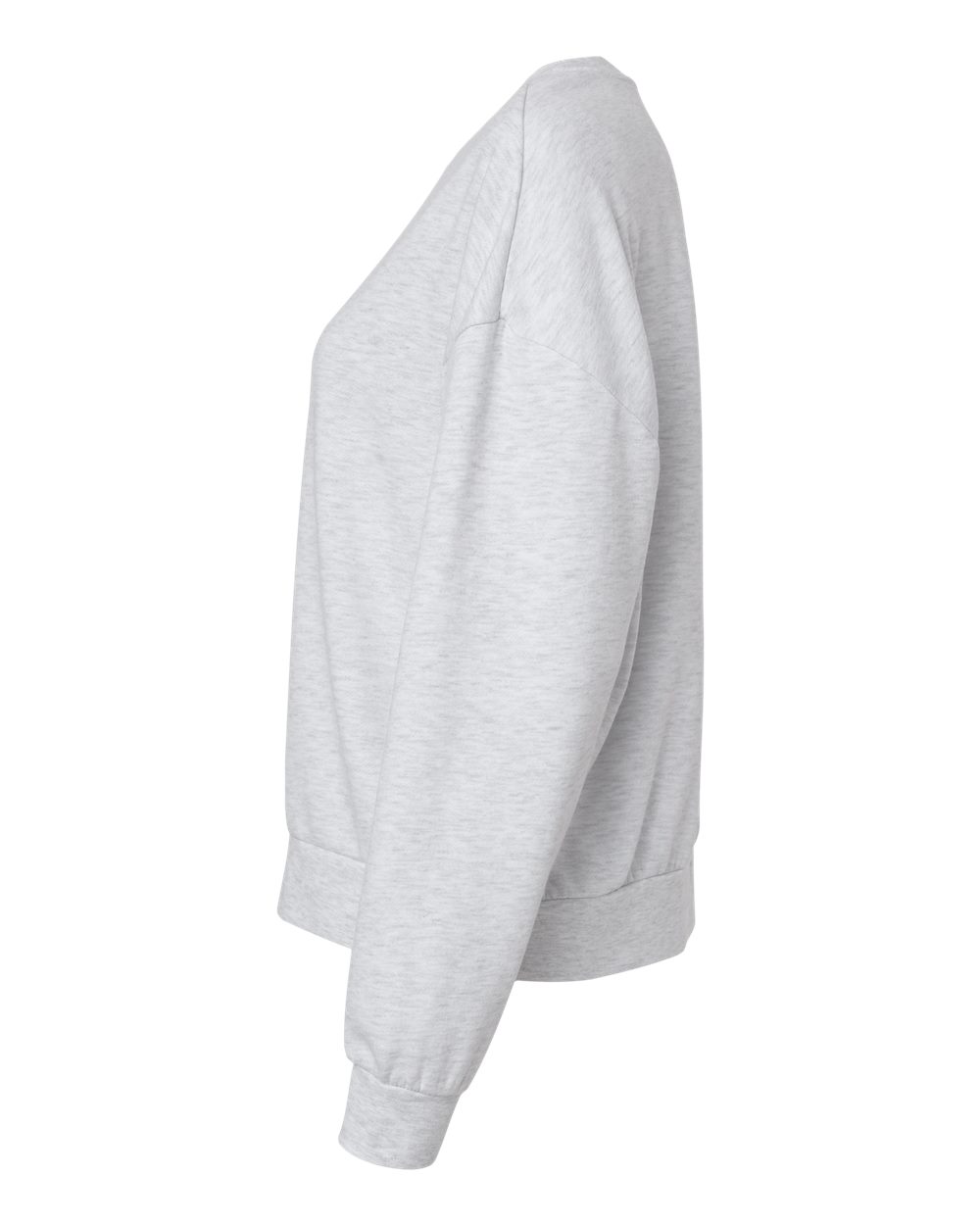 Independent Trading Co. PRM2700 | Women's California Wave Wash Sunday Crewneck Sweatshirt Ash Heather DirectSide