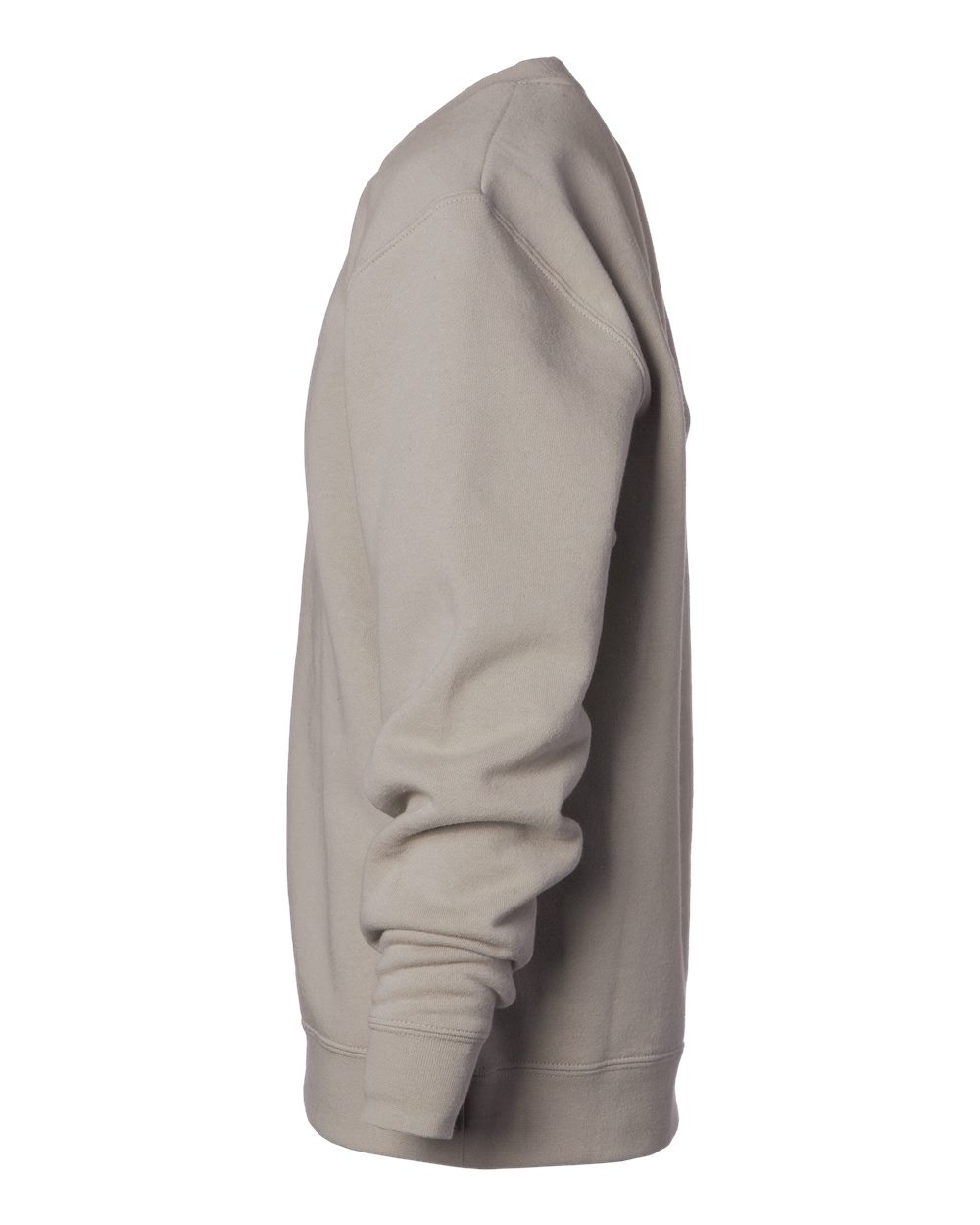 Independent Trading Co. SS3001Y | Youth Midweight Crewneck Sweatshirt Cement DirectSide