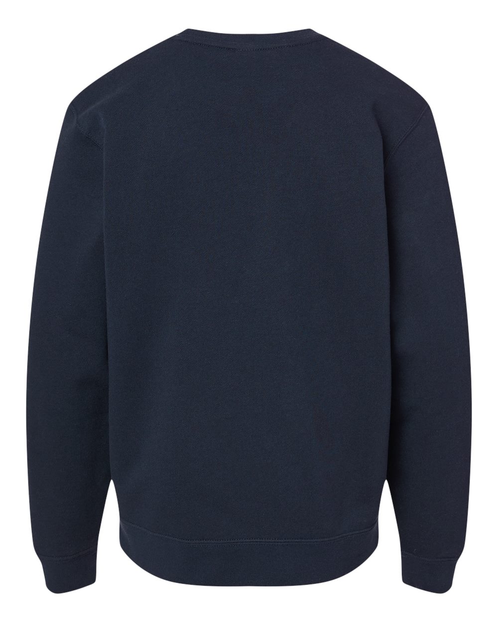 Independent Trading Co. SS3001Y | Youth Midweight Crewneck Sweatshirt Classic Navy Back