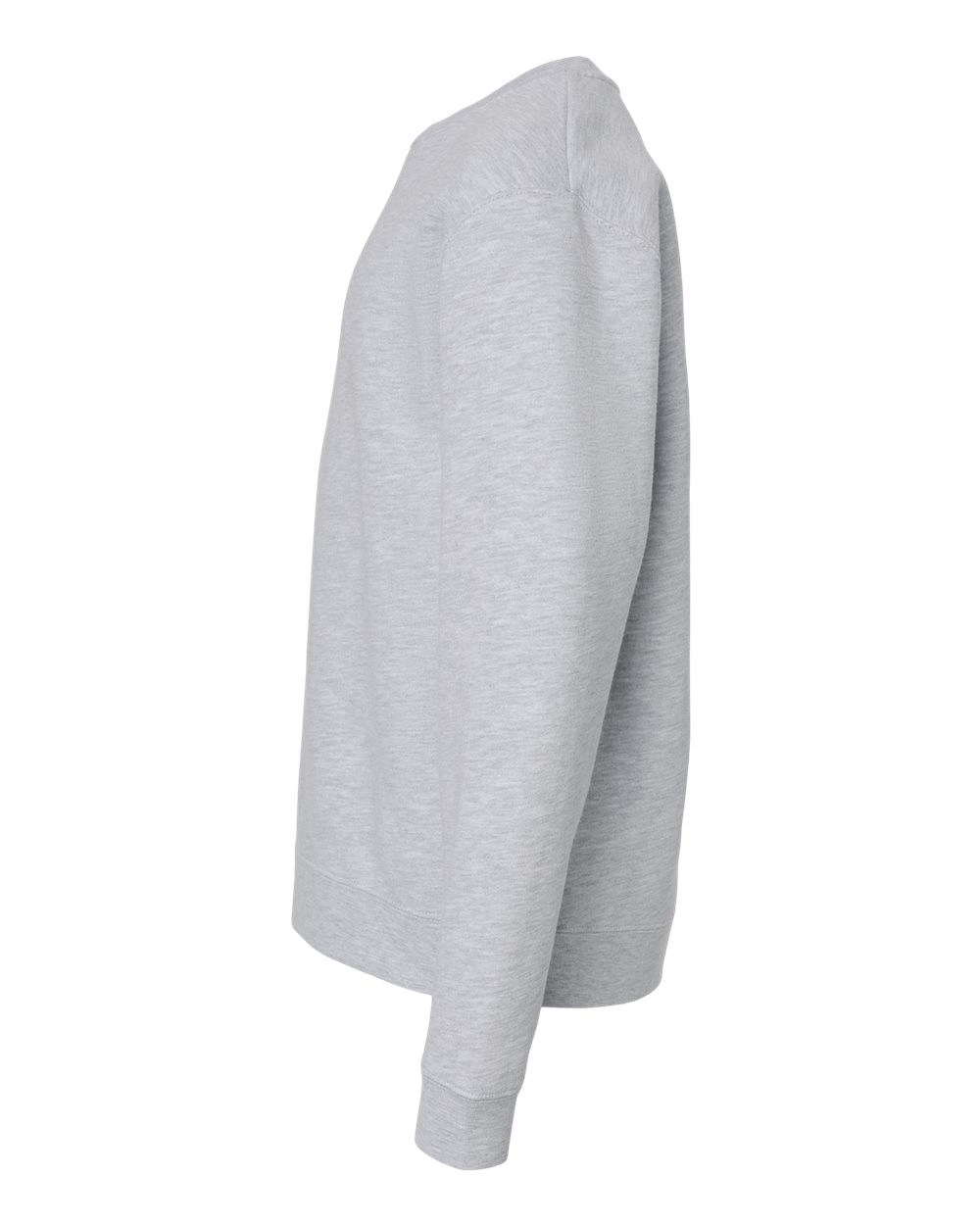 Independent Trading Co. SS3001Y | Youth Midweight Crewneck Sweatshirt Grey Heather DirectSide