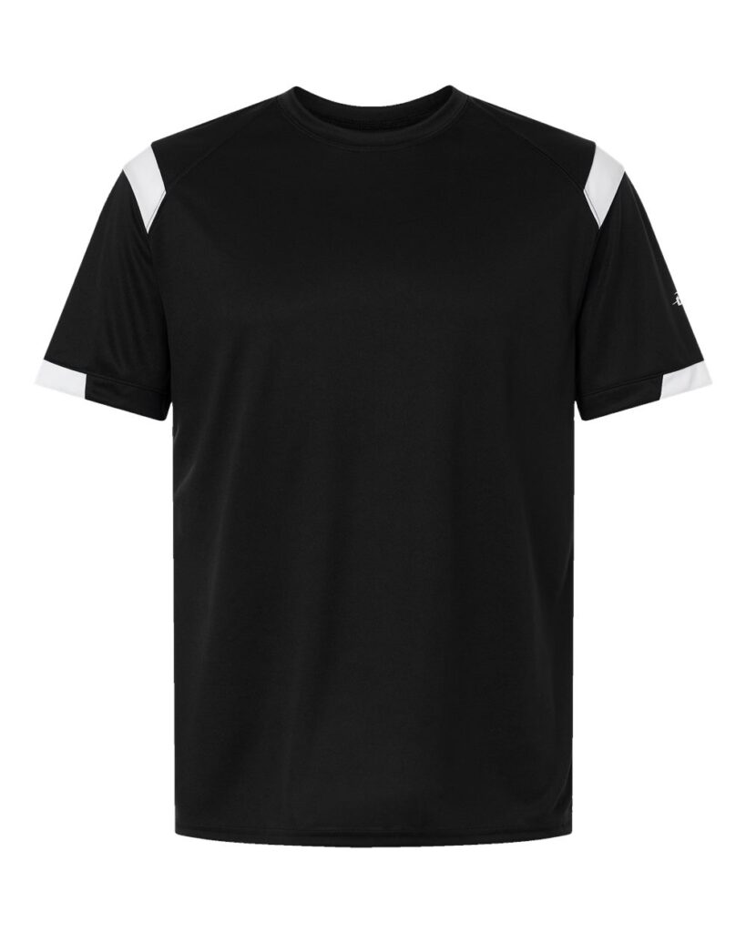 Badger 4251 | Men's On The Rise T-Shirt Black/ White Front