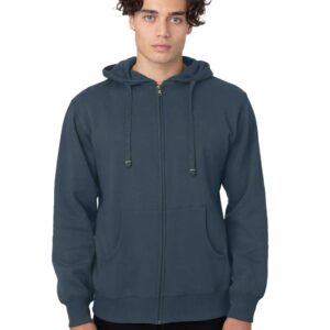 econscious EC5650 | Unisex Heritage Full-Zip Hooded Sweatshirt Style