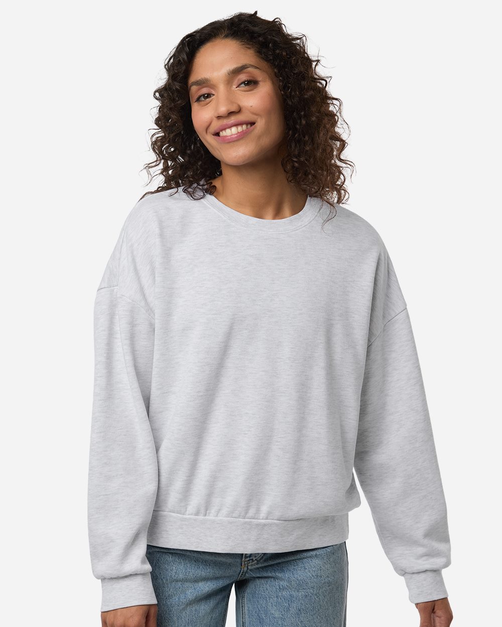 Independent Trading Co. PRM2700 | Women's California Wave Wash Sunday Crewneck Sweatshirt Style