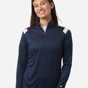 Badger 4266 | Women's On The Rise Quarter-Zip Pullover Style