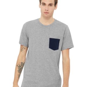 BELLA + CANVAS 3021 | Men's Jersey Pocket Tee Style