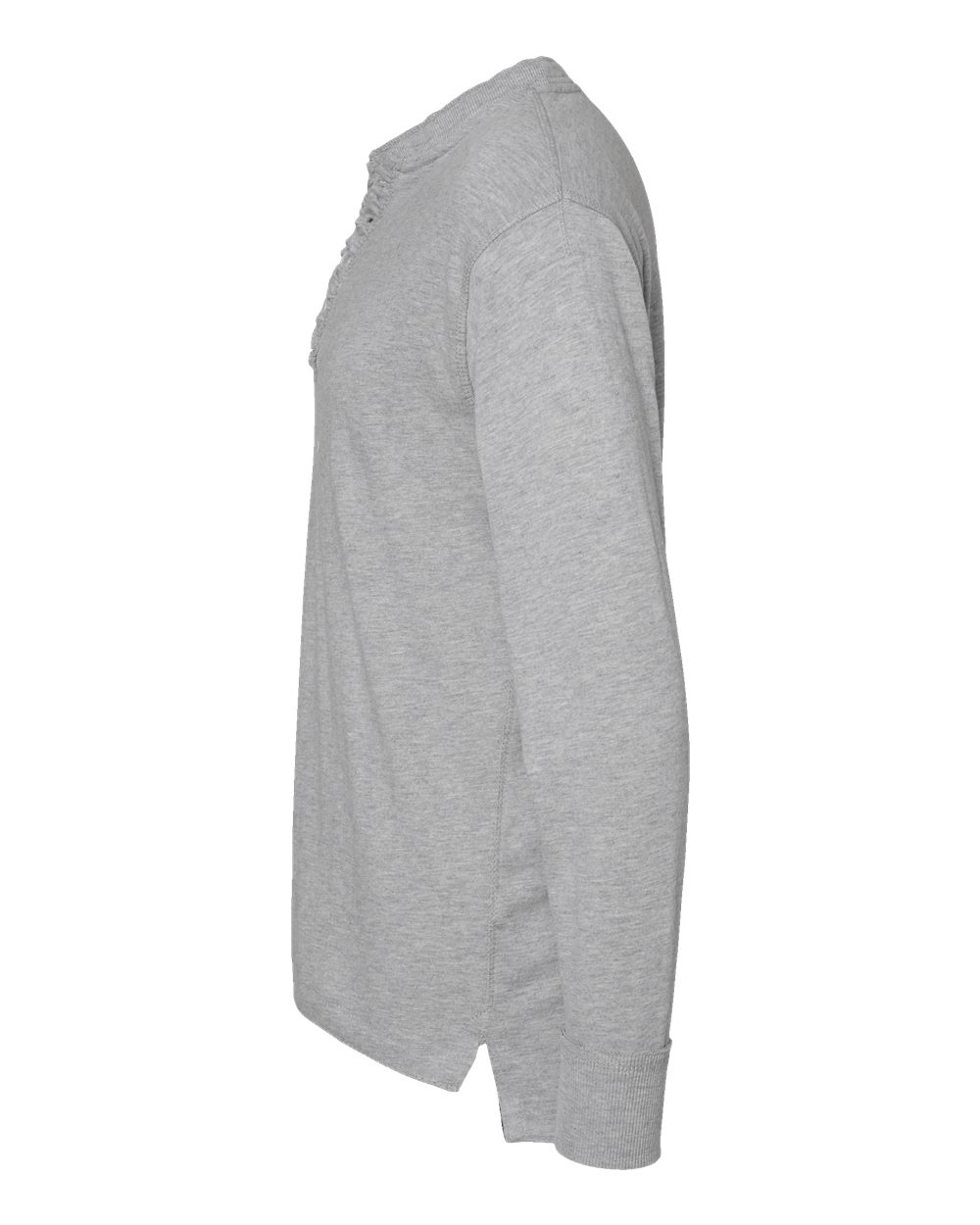 J. America 8244 | Men's Vintage Brushed Jersey Henley Oxford DirectSide