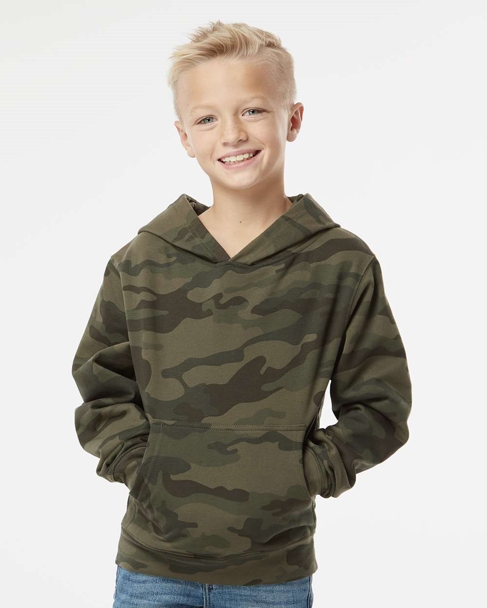 Independent Trading Co. SS4001Y | Youth Midweight Hooded Sweatshirt Style