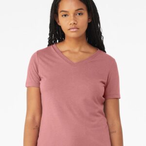 BELLA + CANVAS 6415 | Women's Relaxed Triblend V-Neck Tee Style