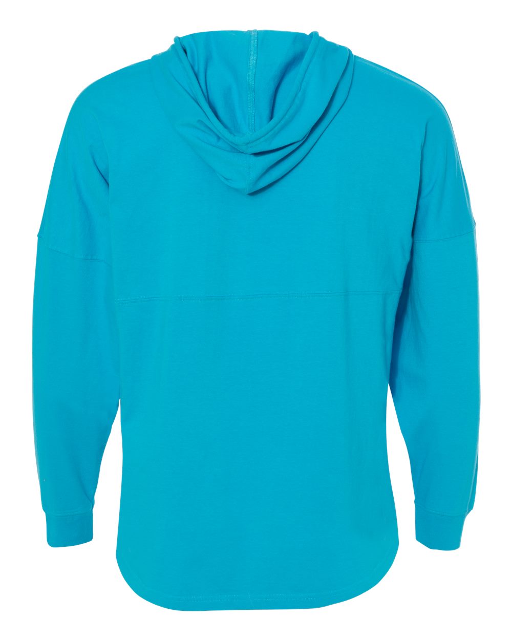 J. America 8228 | Unisex Hooded Game Day Jersey T-Shirt Maui Blue Back