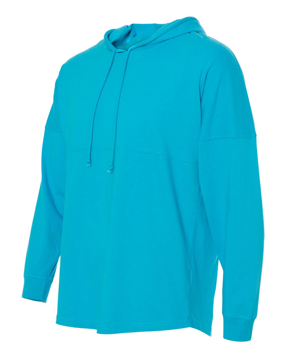 J. America 8228 | Unisex Hooded Game Day Jersey T-Shirt Maui Blue Side