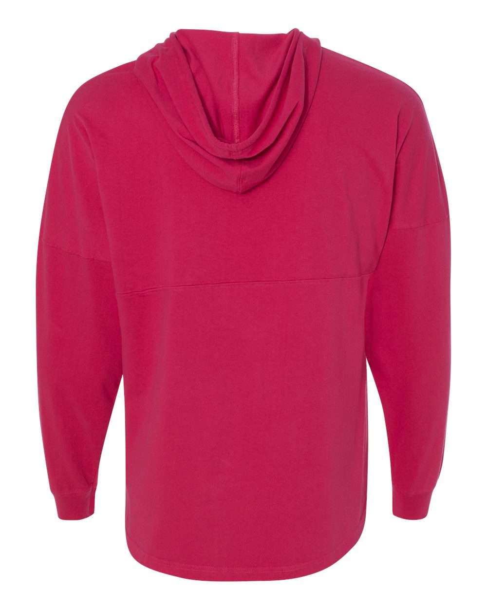 J. America 8228 | Unisex Hooded Game Day Jersey T-Shirt Wildberry Back