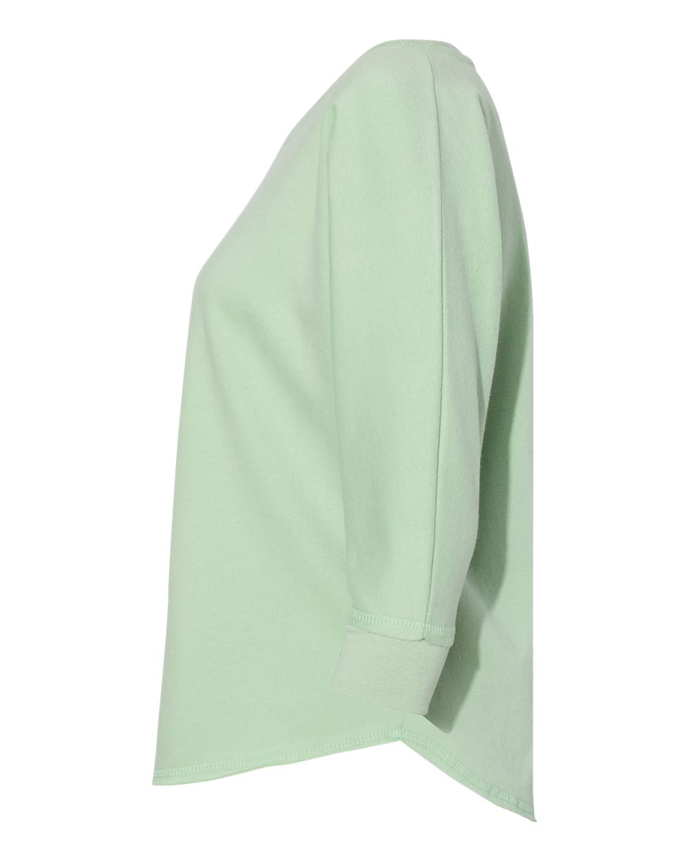 J. America 8685 | Women's Lounge Fleece Dolman Crewneck Sweatshirt Julep DirectSide