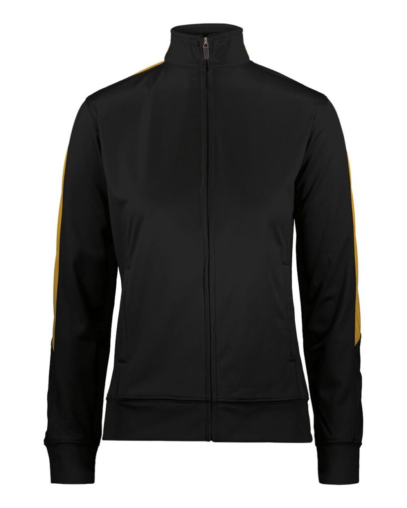 Augusta Sportswear 4397 | Women's Medalist 2.0 Jacket Black/ Gold Front